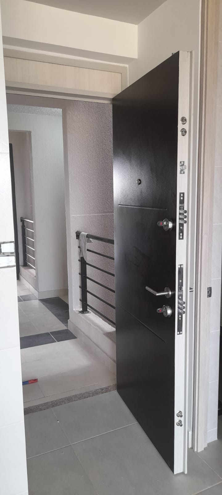 puerta con varias chapas de seguridad